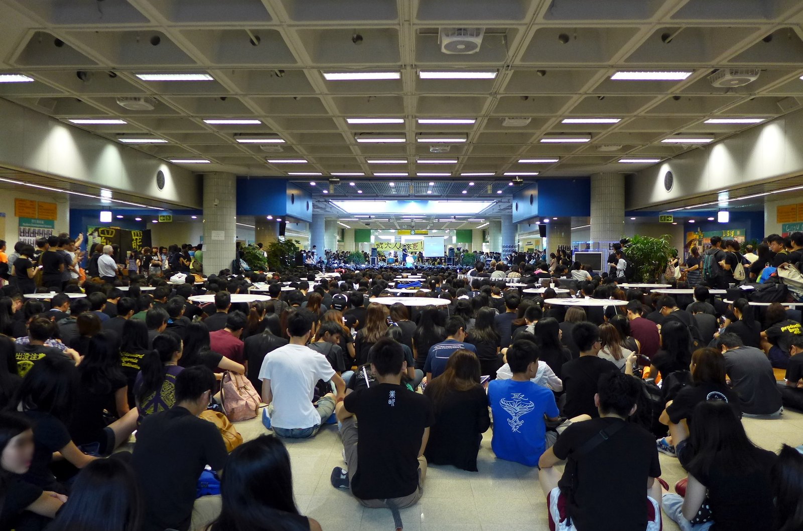 Students protesting over medical entrance examinations