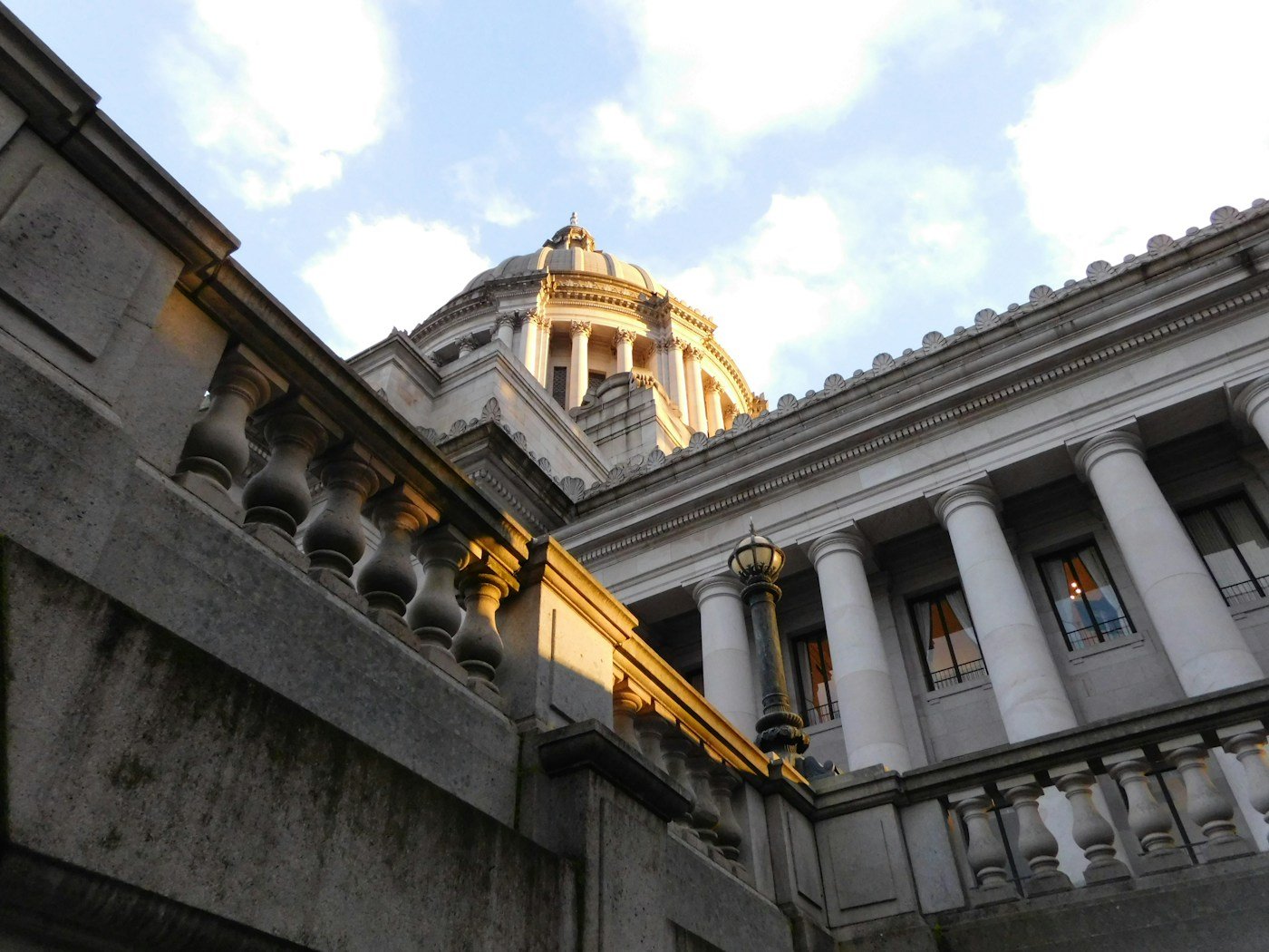 Capitol building and clock